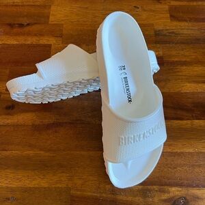 Birkenstock Barbados EVA Slide Sandal - White - Size 39